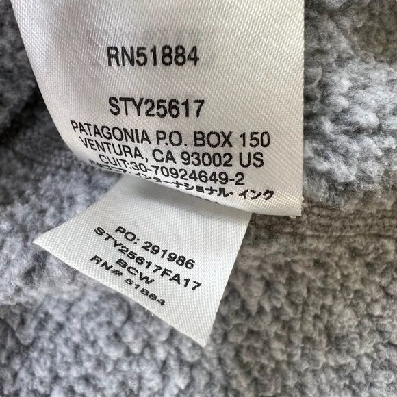 Patagonia Women's Better Sweater Fleece Lined Quarter Zip Grey Size Small - Picture 8 of 10